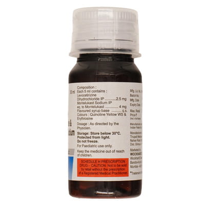 Montewok Lc Bottle Of 30ml Syrup