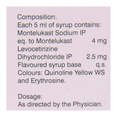 Montewok Lc Bottle Of 60ml Syrup