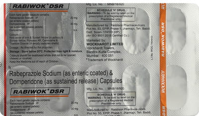 Rabiwok Dsr Strip Of 10 Capsules