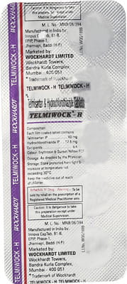 Telmiwock H Strip Of 10 Tablets