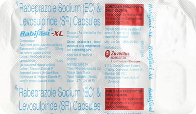 Rabifast Xl Strip Of 10 Capsules