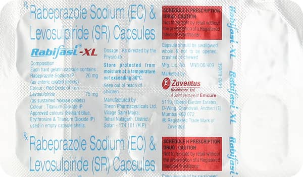 Rabifast Xl Strip Of 10 Capsules