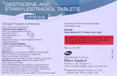 Minesse Strip Of 28 Tablets
