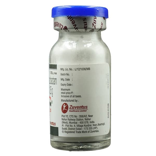 Tazotum 1.125gm Dry Vial Of 1 Powder For Injection