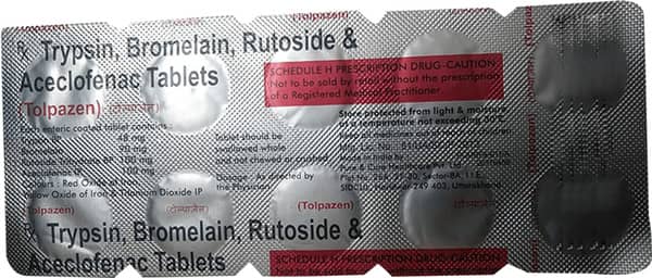 Tolpazen Strip Of 10 Tablets