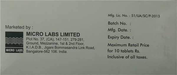 Tolpazen Strip Of 10 Tablets