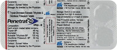 Penetrat D Strip Of 10 Tablets