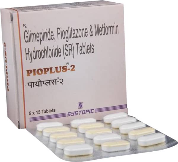 Pioplus 2mg Strip Of 15 Tablets