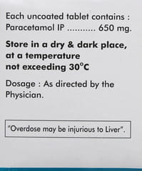 Dolopar 650 Tablet: Uses, Side Effects, Price, Dosage & More Info ...