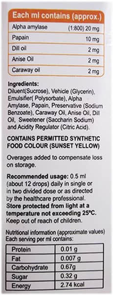 Al5zyme Bottle Of 15ml Oral Drops