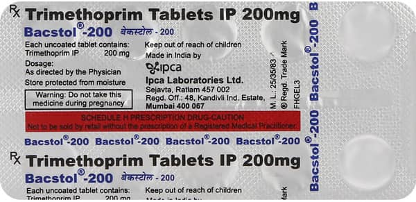 Bacstol 200mg Strip Of 10 Tablets