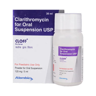 Cloff 125mg Bottle Of 30ml Dry Syrup