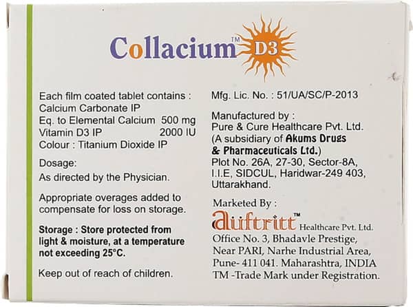 Collacium D3 Tablet