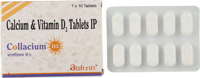 Collacium D3 Strip Of 10 Tablets
