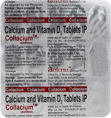 Collacium Strip Of 15 Tablets