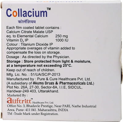 Collacium Strip Of 15 Tablets