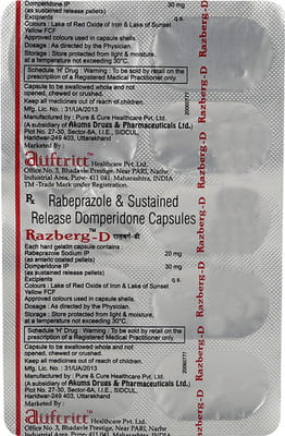 Razberg D Strip Of 10 Capsules