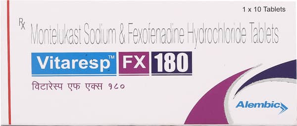Vitaresp Fx 180mg Strip Of 10 Tablets
