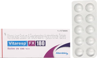 Vitaresp Fx 180mg Strip Of 10 Tablets