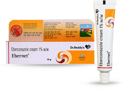 Ebernet 1% Tube Of 15gm Cream