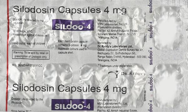 Sildoo 4mg Strip Of 10 Capsules