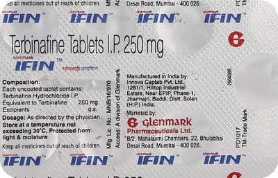 Ifin 250mg Strip Of 7 Tablets