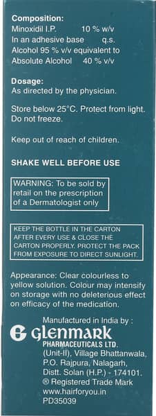 New Hair 4u 10% Bottle Of 60ml Spray/Solution