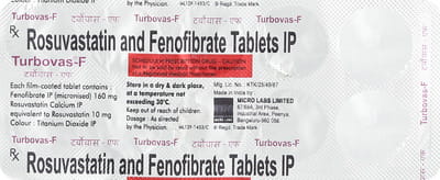 Turbovas F Strip Of 10 Tablets