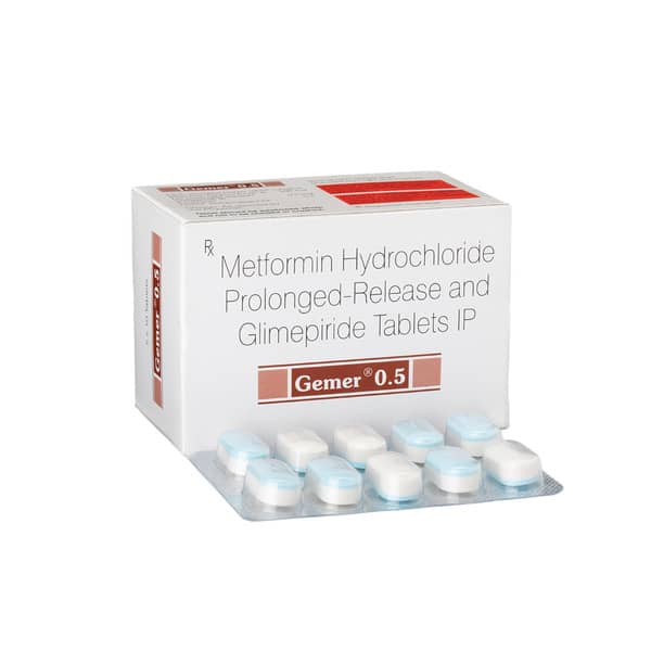 जेमेर 0.5 टैबलेट