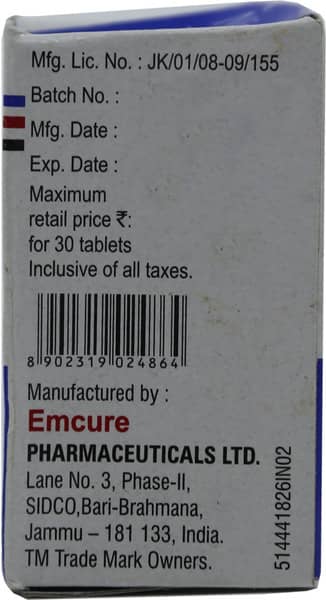 Nucoril 5mg Bottle Of 30 Tablets