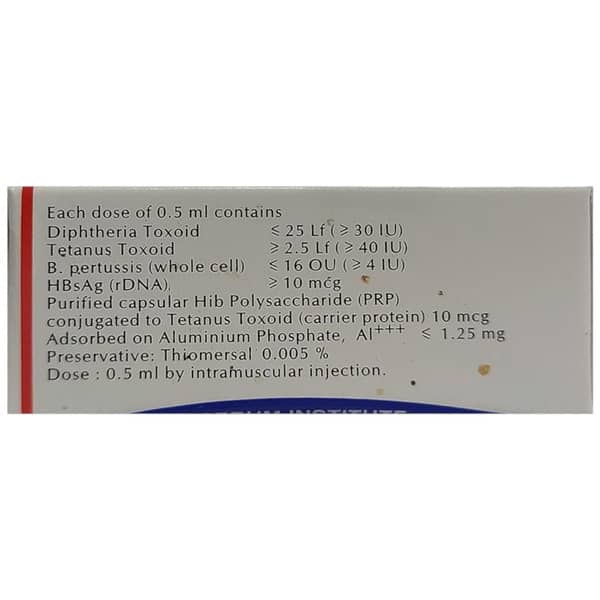 Pentavac Sd Vaccine 2Dose 1Ml