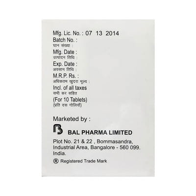 Diabend Mex 60mg Strip Of 10 Tablets