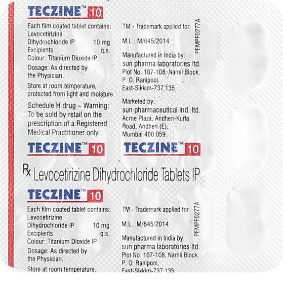 Teczine 10 Tablet