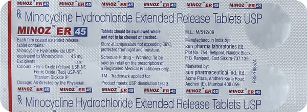 Minoz Er 45mg Strip Of 10 Tablets