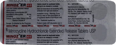 Minoz Er 65mg Strip Of 10 Tablets