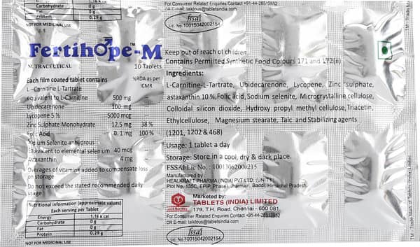 Fertihope M Strip Of 10 Tablets