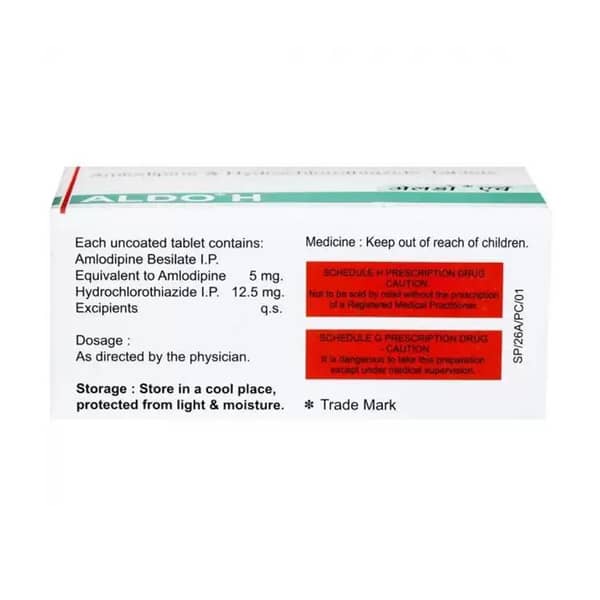 Aldo H Strip Of 10 Tablets