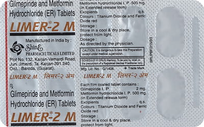 Limer M2 Strip Of 10 Tablets