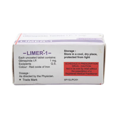 Limer 1mg Strip Of 10 Tablets