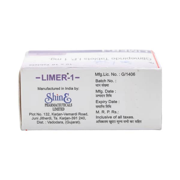 Limer 1mg Strip Of 10 Tablets