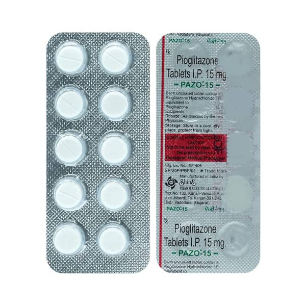 Pazo 15mg Strip Of 10 Tablets