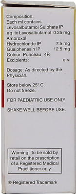 Ambrodil Lx Bottle Of 15ml Oral Drops