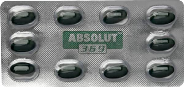 Absolut 3 6 9 Strip Of 10 Capsules