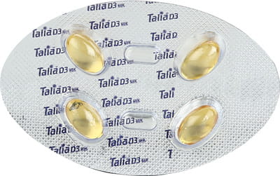 Talia D3 60k Strip Of 4 Capsules