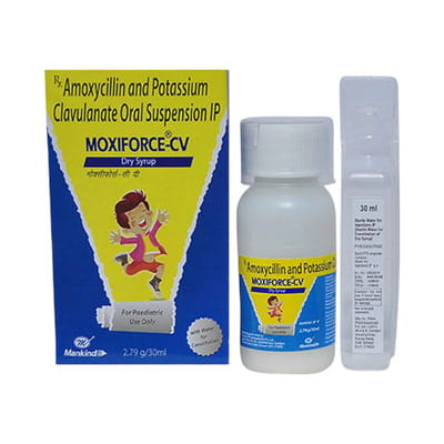 Moxiforce Cv Bottle Of 30ml Dry Syrup
