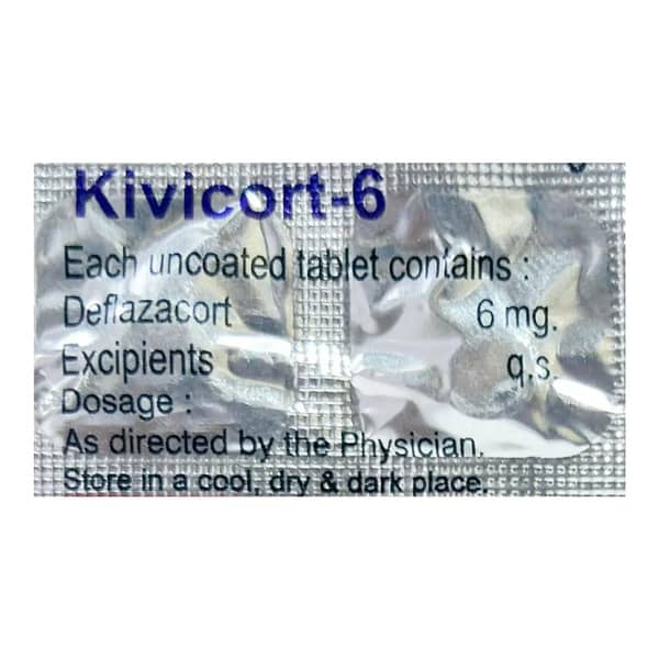 Kivicort 6Mg Strip Of 6 Tablets