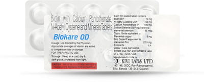 Biokare Od Strip Of 10 Tablets