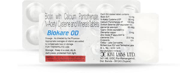 Biokare Od Strip Of 10 Tablets