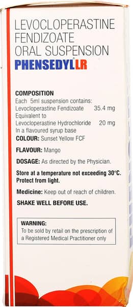 Phensedyl Lr Bottle Of 100ml Suspension