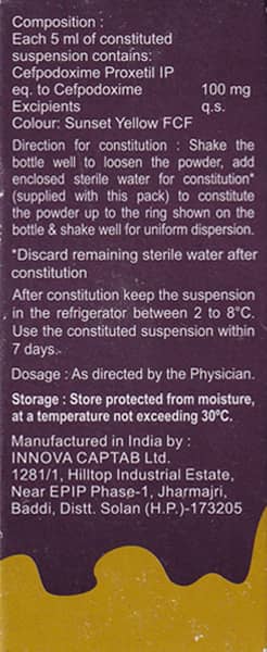 Gudcef 100 Dry Syrup